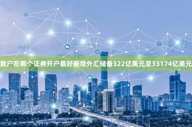 散户在哪个证券开户最好新增外汇储备322亿美元至33174亿美元