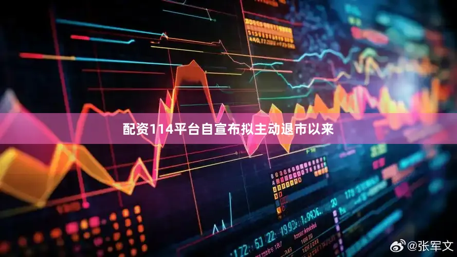 配资114平台　　自宣布拟主动退市以来