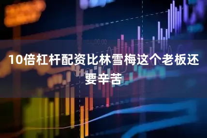 10倍杠杆配资比林雪梅这个老板还要辛苦